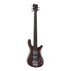 Warwick Teambuilt Pro Series Streamer Stage I, 5-String, Fretless - Nirvana Black Transparent Satin act/act CHY fretless w/ Bag